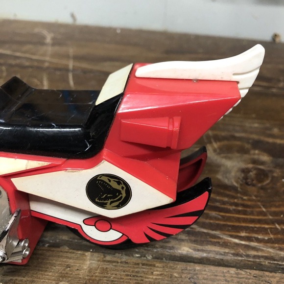 Vintage Mighty Morphin Power Rangers Remote Control Thunder Bike. No Remote. Red - Picture 4 of 10
